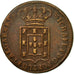 Coin, Portugal, Miguel, 40 Reis, Pataco, 1830, EF(40-45), Bronze, KM:391