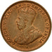 Monnaie, Ceylon, George V, 1/2 Cent, 1926, SPL+, Cuivre, KM:106