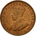 Moneta, Cejlon, George V, 1/2 Cent, 1926, MS(64), Miedź, KM:106