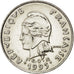 FRENCH POLYNESIA, 10 Francs, 1995, Paris, KM #8, MS(63), Nickel, 24, Lecompte...