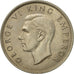 Coin, New Zealand, George VI, 1/2 Crown, 1947, MS(64), Copper-nickel, KM:11a