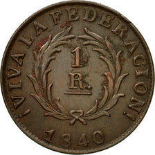 Monnaie, Argentine, BUENOS AIRES, Real, 1840, TTB+, Cuivre, KM:7