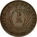 Moneda, Argentina, BUENOS AIRES, Real, 1840, MBC+, Cobre, KM:7