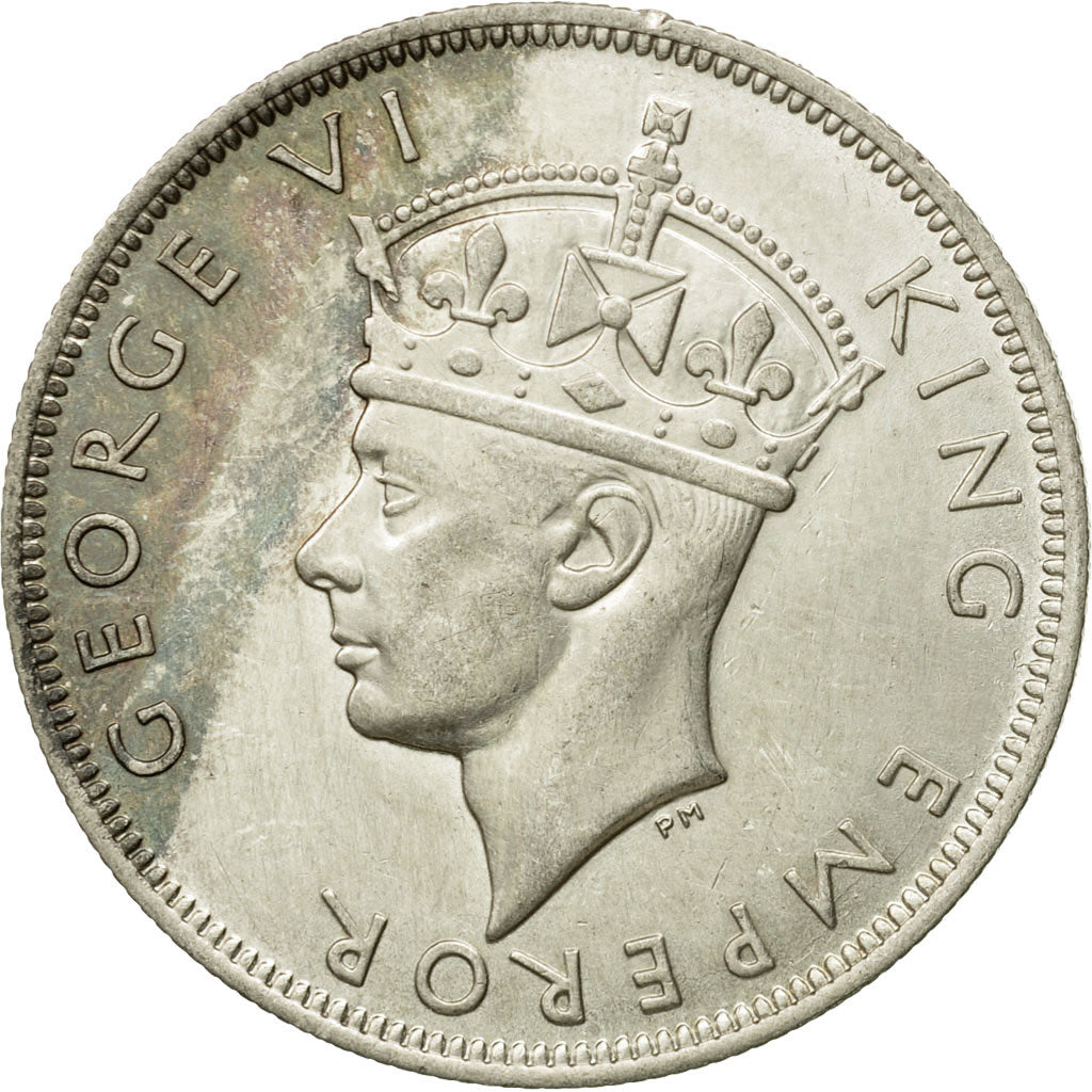 Coin, Southern Rhodesia, George VI, 1/2 Crown, 1946, British Royal Mint