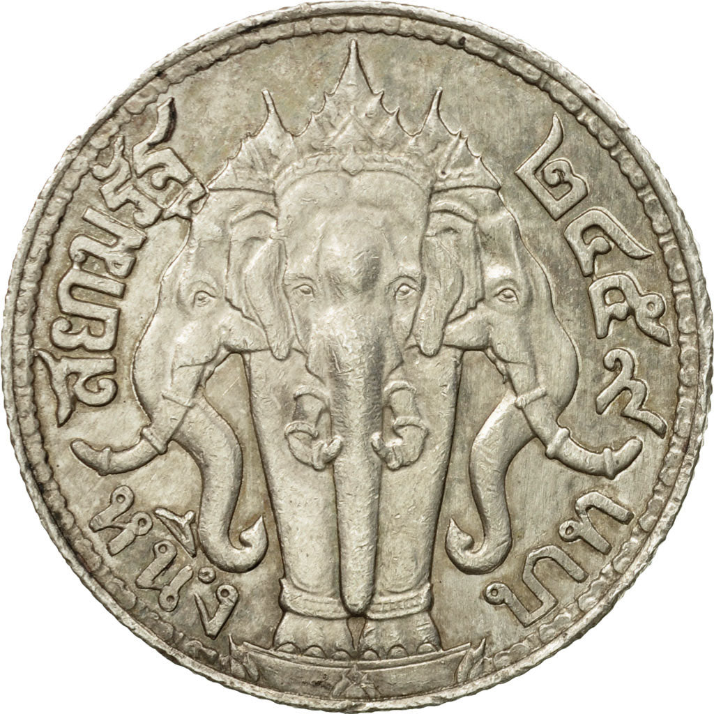 Monnaie, Thaïlande, Rama VI, Baht, 1916, SUP, Argent, KM:45