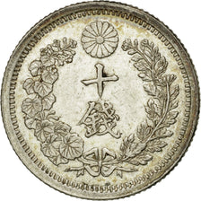 Moneta, Japonia, Mutsuhito, 10 Sen, 1875, MS(63), Srebro, KM:23