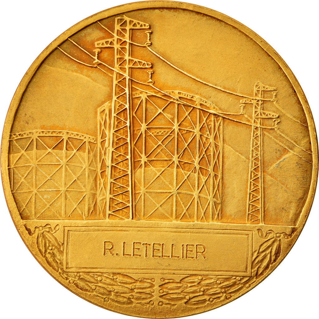 France, Medal, Électricité de France et gaz de France, Business & industry
