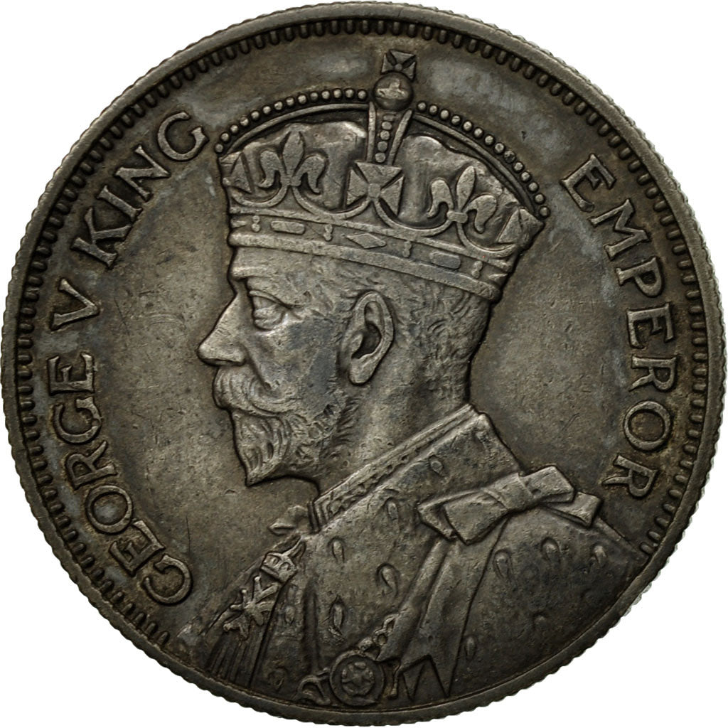 Coin, Fiji, George V, Shilling, 1936, AU(50-53), Silver, KM:4