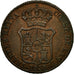 Münze, Spanien, CATALONIA, Isabel II, 3 Quartos, 1838, Madrid, SS+, Kupfer