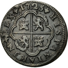 Münze, Spanien, Philip V, 2 Reales, 1725, Seville, SS+, Silber, KM:307