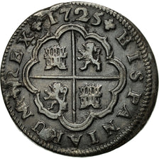 Coin, Spain, Philip V, 2 Reales, 1725, Seville, AU(50-53), Silver, KM:307