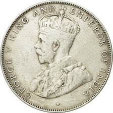 Moneda, Honduras británica, George V, 50 Cents, 1919, MBC, Plata, KM:18