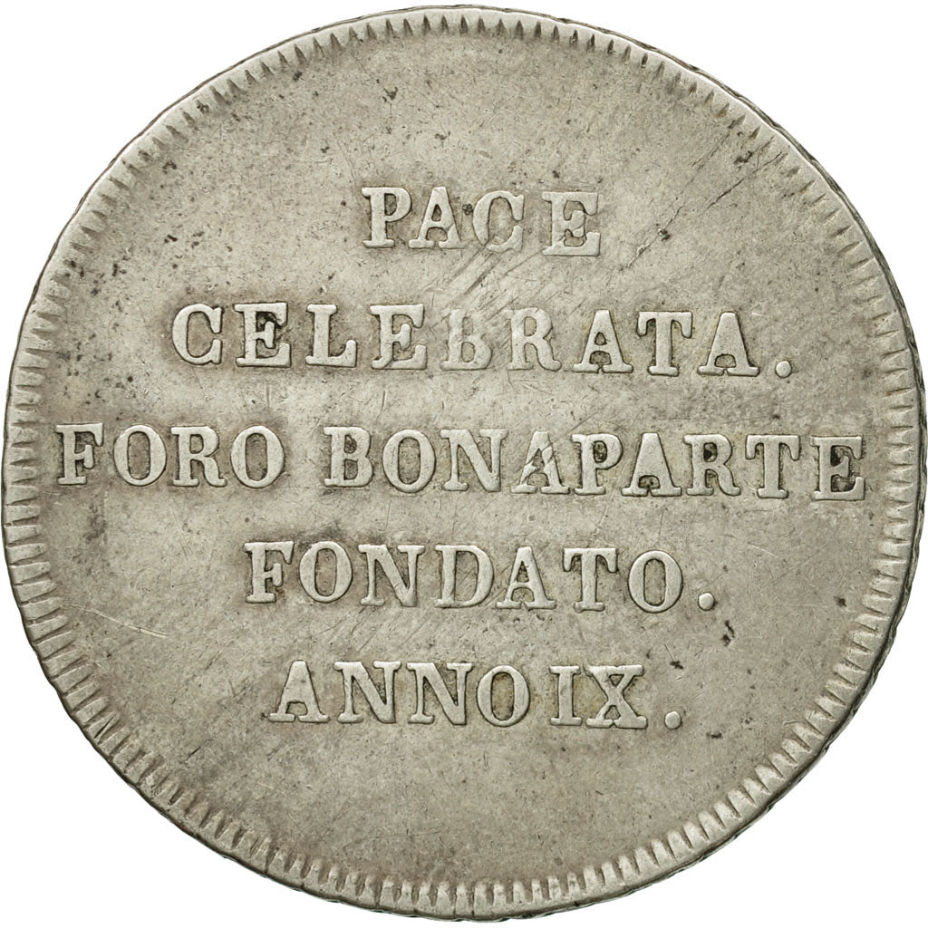 Coin, ITALIAN STATES, CISALPINE REPUBLIC, 30 Soldi, 1801, EF(40-45), Silver