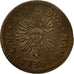Coin, ITALIAN STATES, MANTUA, Carlo VI, Soldo, 1736, Mantua, EF(40-45), Copper