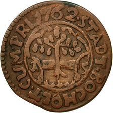 Coin, German States, BOCHOLT, 21 Heller, 1762, EF(40-45), Copper, KM:25