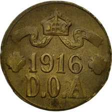Coin, GERMAN EAST AFRICA, Wihelm II, 5 Heller, 1916, Tabora, AU(55-58), Brass
