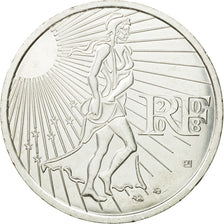 France, 15 Euro, 2008, MS(64), Silver, KM:1535