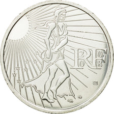 France, 15 Euro, 2008, MS(64), Silver, KM:1535