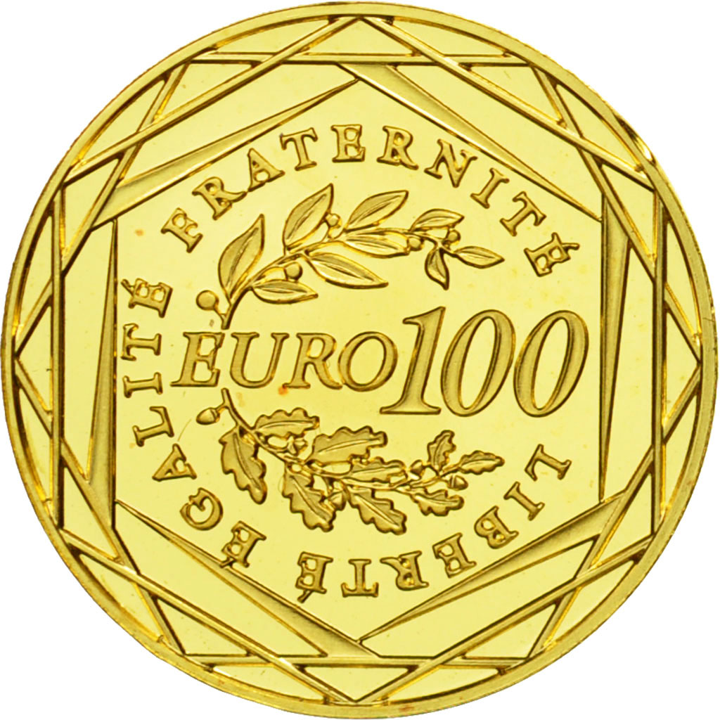 France, 100 Euros, 2009, FDC, Or