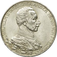 Coin, German States, PRUSSIA, Wilhelm II, 3 Mark, 1913, Berlin, AU(50-53)
