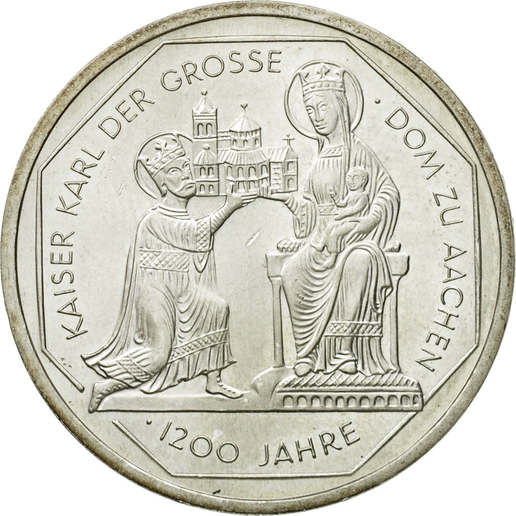 Monnaie, République fédérale allemande, 10 Mark, 2000, Karlsruhe, SPL