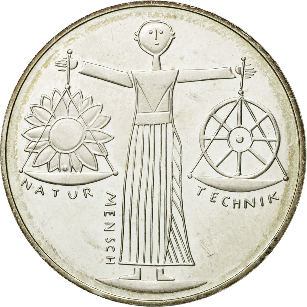 Coin, GERMANY - FEDERAL REPUBLIC, 10 Mark, 2000, Berlin, MS(60-62), Silver