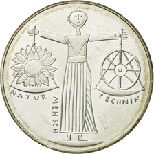 Coin, GERMANY - FEDERAL REPUBLIC, 10 Mark, 2000, Berlin, MS(60-62), Silver