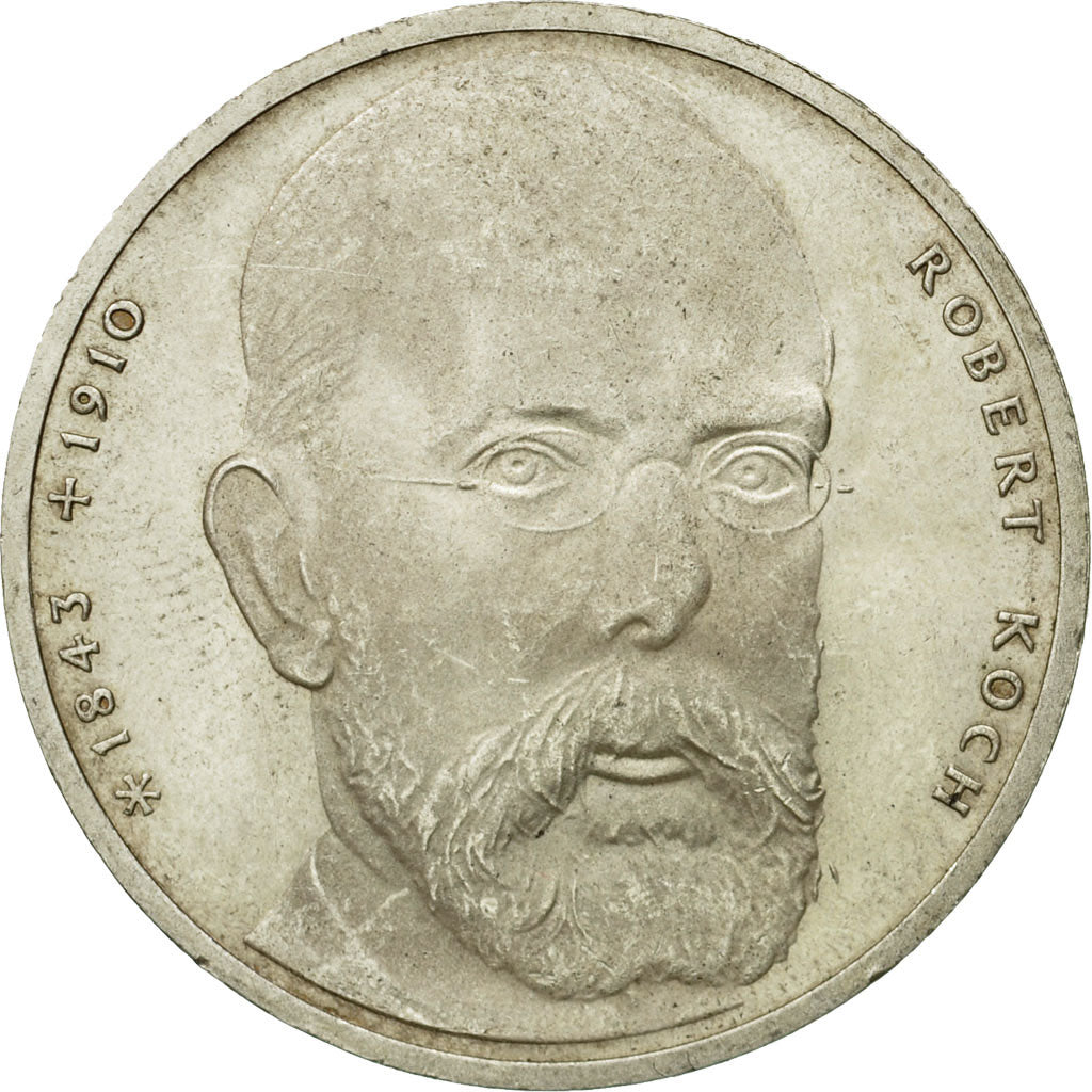 Coin, GERMANY - FEDERAL REPUBLIC, 10 Mark, 1993, Hamburg, Germany, MS(60-62)