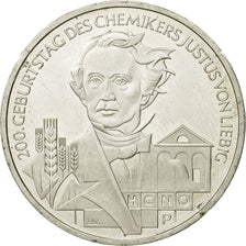 ALEMANIA - REPÚBLICA FEDERAL, 10 Euro, 2003, EBC+, Plata, KM:222