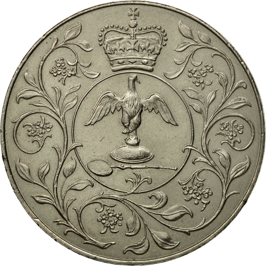 Coin, Great Britain, Elizabeth II, 25 New Pence, 1977, MS(63), Copper-nickel