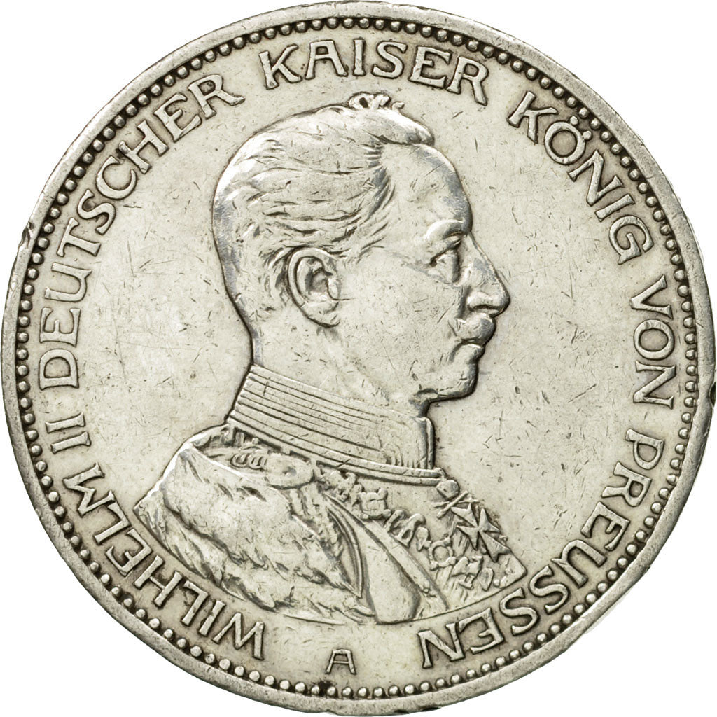 Moneta, Stati tedeschi, PRUSSIA, Wilhelm II, 3 Mark, 1914, Berlin, SPL-
