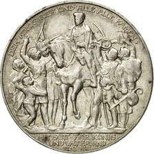 Coin, German States, PRUSSIA, Wilhelm II, 3 Mark, 1913, Berlin, EF(40-45)