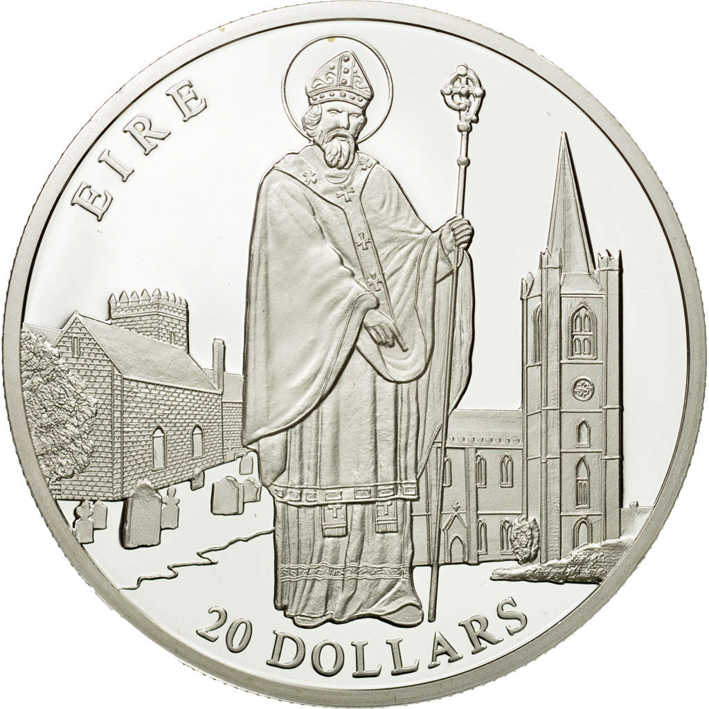 Münze, Liberia, 20 Dollars, Ireland, 2001, STGL, Silber