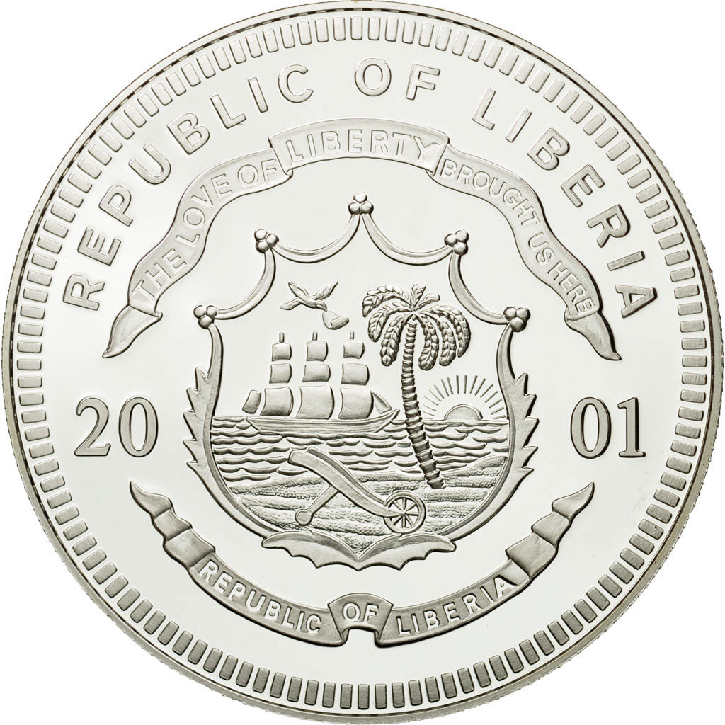Münze, Liberia, 20 Dollars, Ireland, 2001, STGL, Silber