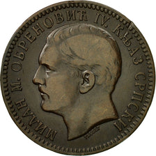 Münze, Serbien, Milan I, 10 Para, 1879, SS+, Bronze, KM:8
