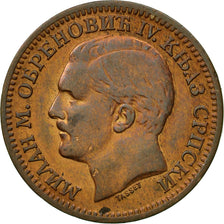 Coin, Serbia, Milan I, 5 Para, 1879, EF(40-45), Bronze, KM:7