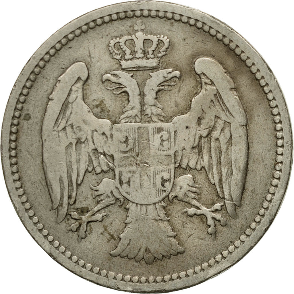Coin, Serbia, Milan I, 20 Para, 1884, EF(40-45), Copper-nickel, KM:20