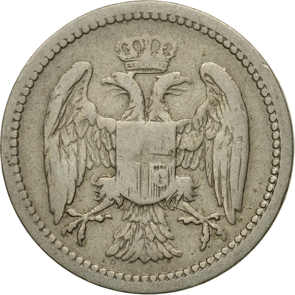 Coin, Serbia, Milan I, 10 Para, 1884, EF(40-45), Copper-nickel, KM:19