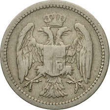 Moneta, Serbia, Milan I, 10 Para, 1884, BB, Rame-nichel, KM:19