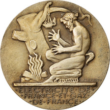 Francia, medalla, Électricité de France et gaz de France, Business & industry
