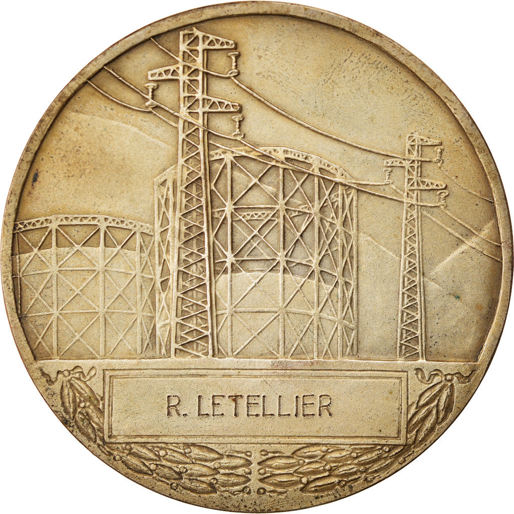 Francia, medalla, Électricité de France et gaz de France, Business & industry