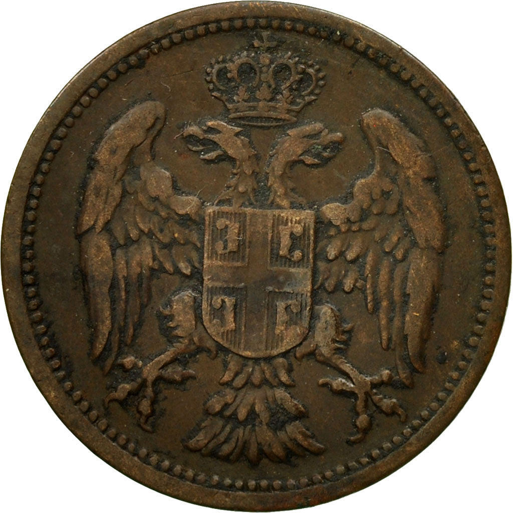 Coin, Serbia, Peter I, 2 Pare, 1904, EF(40-45), Bronze, KM:23