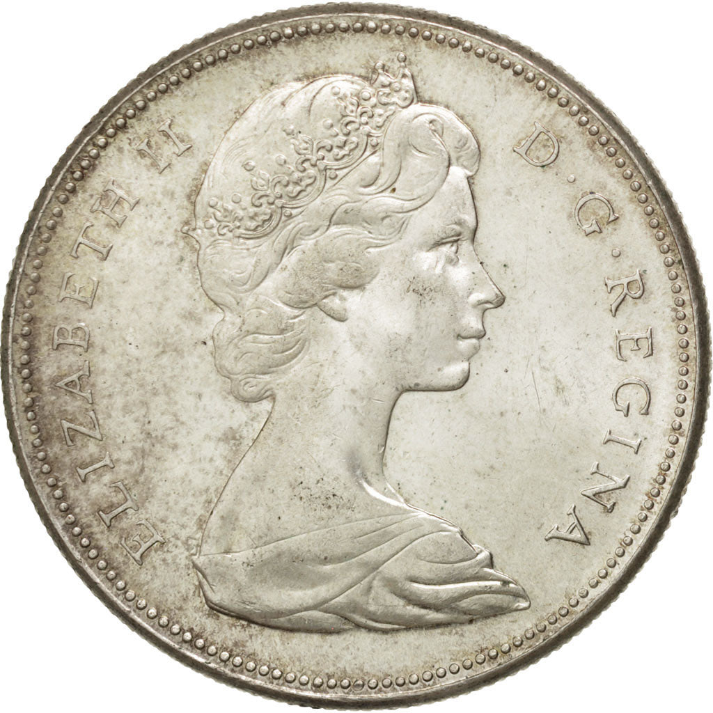 CANADA, Dollar, 1967, Royal Canadian Mint, KM #70, MS(63), Silver, 36, 23.07