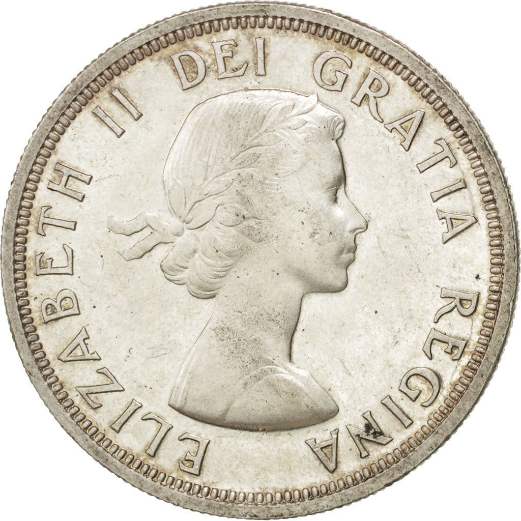 Coin, Canada, Elizabeth II, Dollar, 1953, Royal Canadian Mint, Ottawa, MS(63)