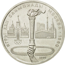 Moneda, Rusia, Rouble, 1980, Saint-Petersburg, EBC, Cobre - níquel, KM:178