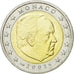 Mónaco, 2 Euro, 2002, SC, Bimetálico, KM:174