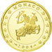 Monaco, 20 Euro Cent, 2004, Paris, MS(65-70), Mosiądz, KM:171