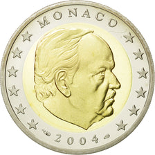 Monaco, 2 Euro, 2004, MS(65-70), Bi-Metallic, KM:174