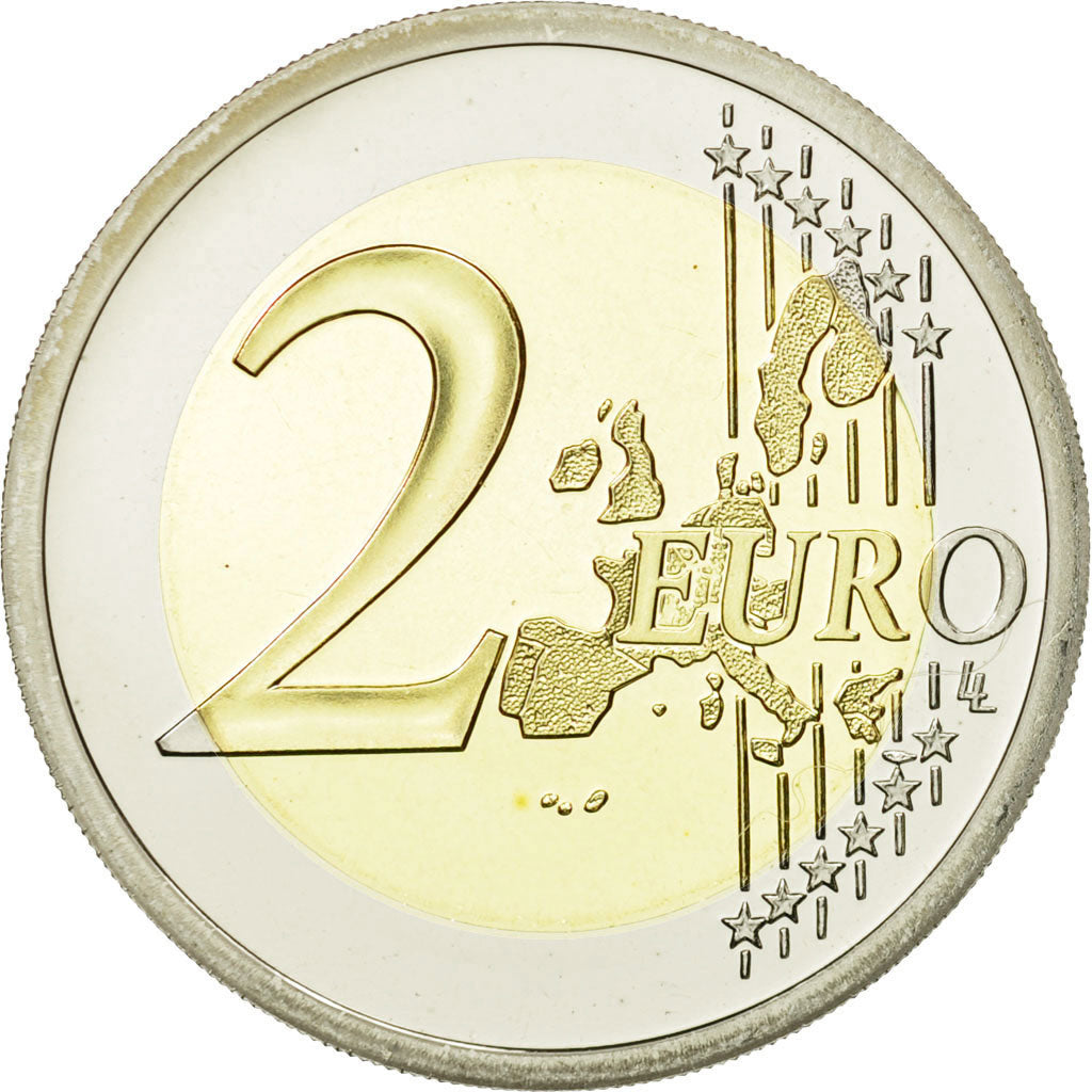 Monaco, 2 Euro, 2004, MS(65-70), Bi-Metallic, KM:174