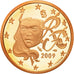 France, 2 Euro Cent, 2009, MS(65-70), Copper Plated Steel, KM:1283